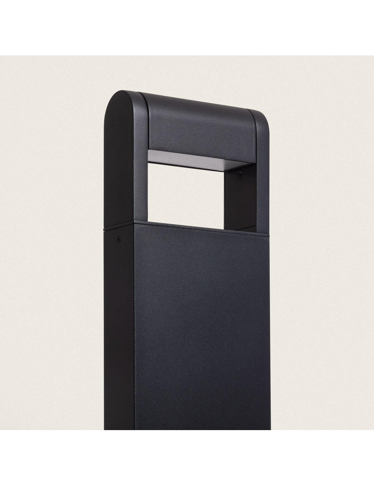 Balise sur Pied Extérieure LED 6W 80cm Aluminium Melbor Noire