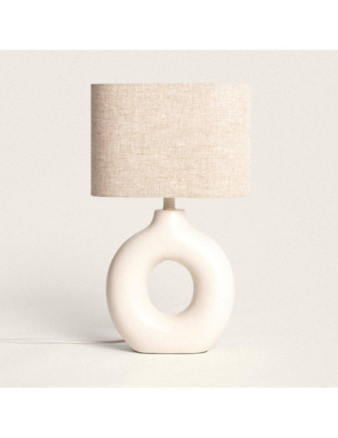 Lampe à poser Céramique et Tissu Memphis