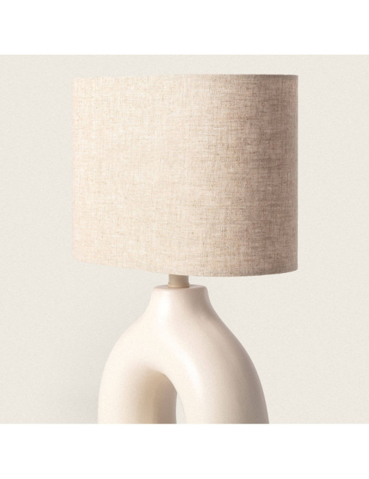 Lampe à poser Céramique et Tissu Memphis