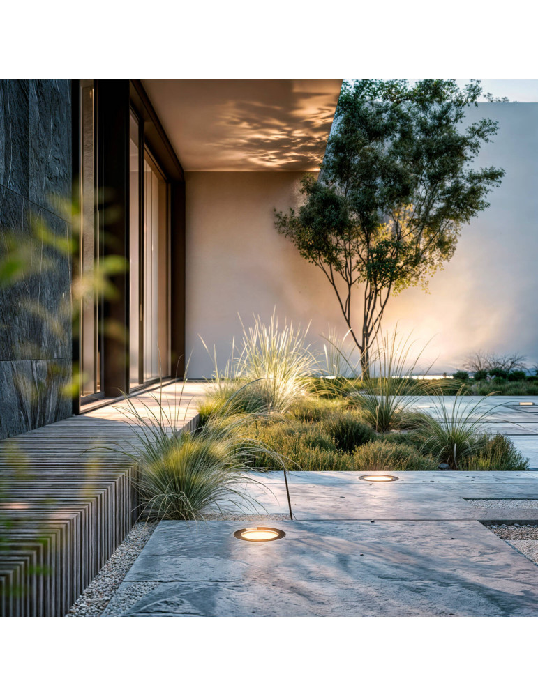 Spot LED Extérieur Solide Encastrable au Sol Inox 3W