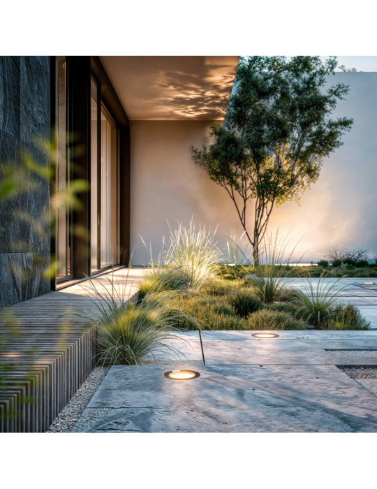 Spot LED Extérieur Solide Encastrable au Sol Inox 3W