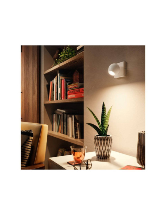 Plafonnier White Ambiance Buckram Rallonge 1 Spot GU10 PHILIPS Hue