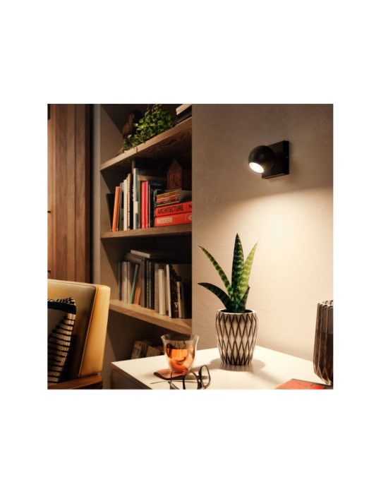 Plafonnier White Ambiance Buckram Rallonge 1 Spot GU10 PHILIPS Hue