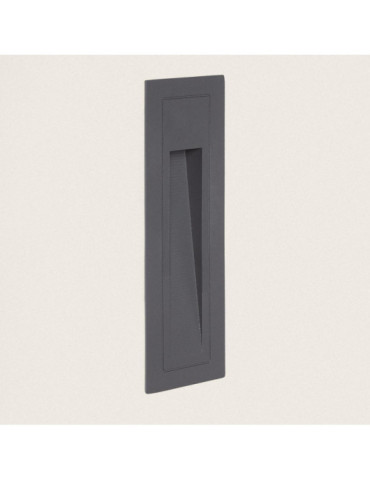 Balise Murale Extérieure LED Encastrable Anthracite Lane 3W