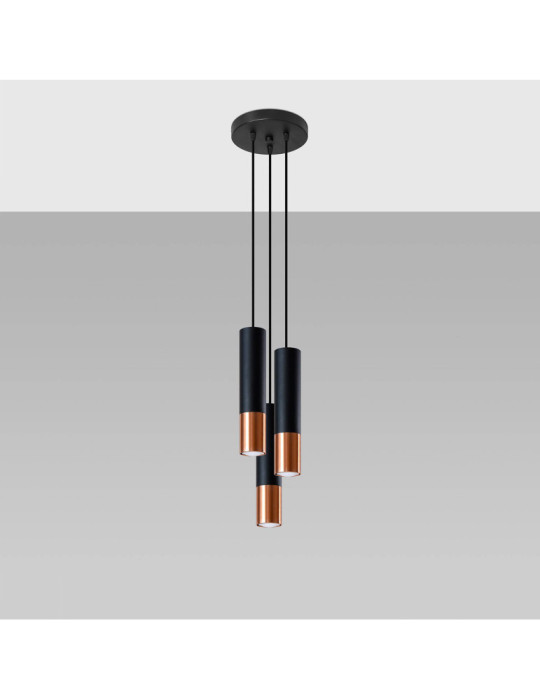 Suspension Métal Loopez 3P SOLLUX Suspension Métal Loopez 3P SOLLUX