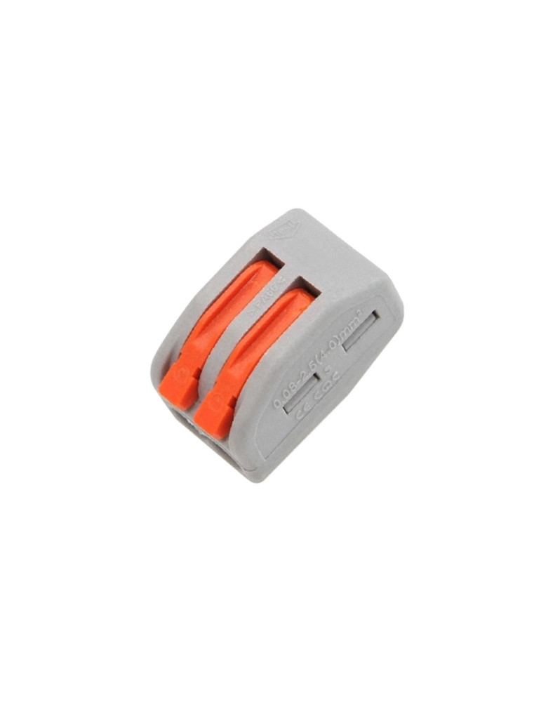Pack 20 Connecteurs Rapides 2 Entrées PCT-212 pour Câble Électrique 0.08-4mm²