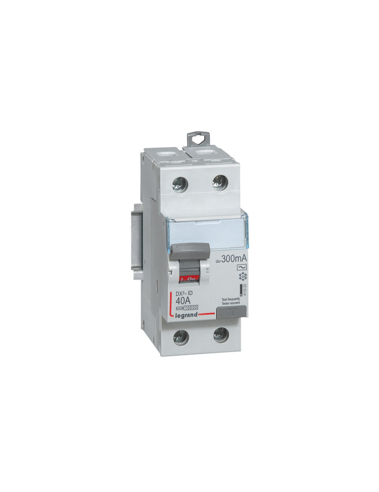 Interruptor Diferencial DX3 Terciario 2P 300mA Clase AC 25-63 A LEGRAND 411506