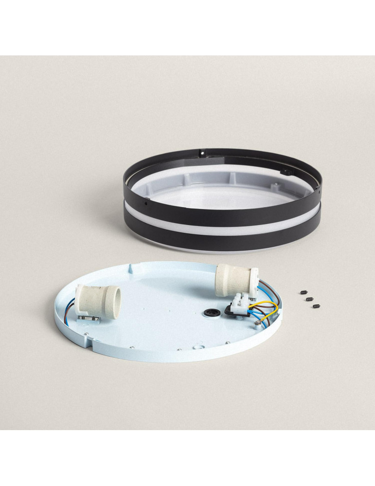 Plafonnier Rond Extérieur Aluminium Ø285 mm Kadam