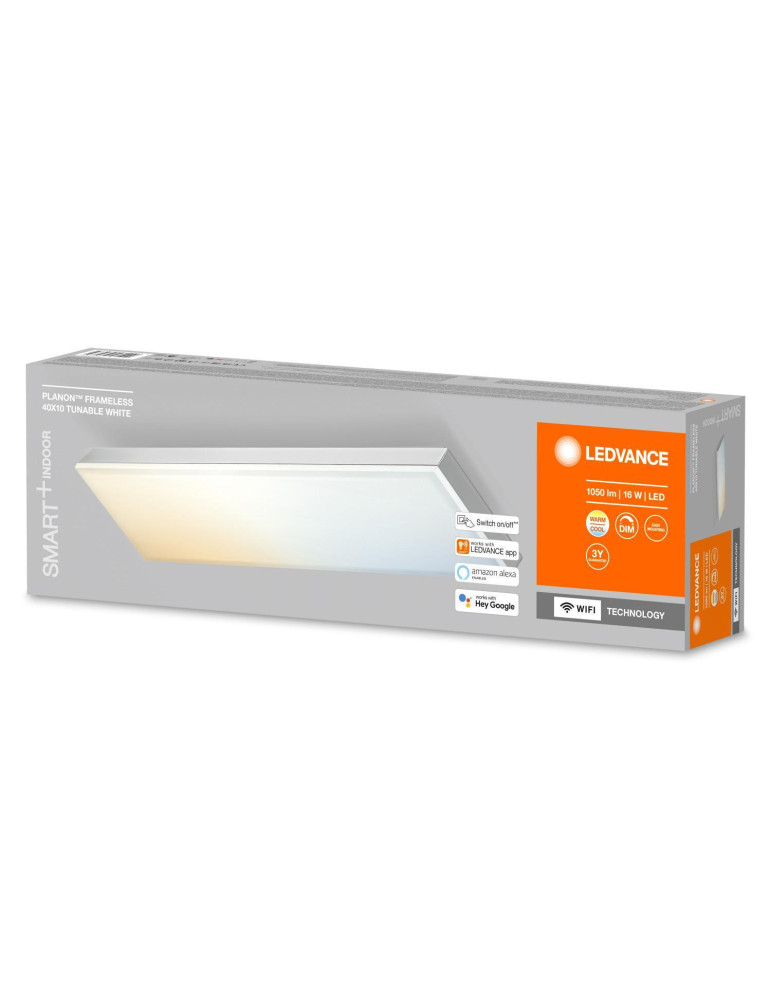 Plafonnier LED Rectangulaire 400x100 mm 16W CCT Smart+ WiFi LEDVANCE 4058075484634