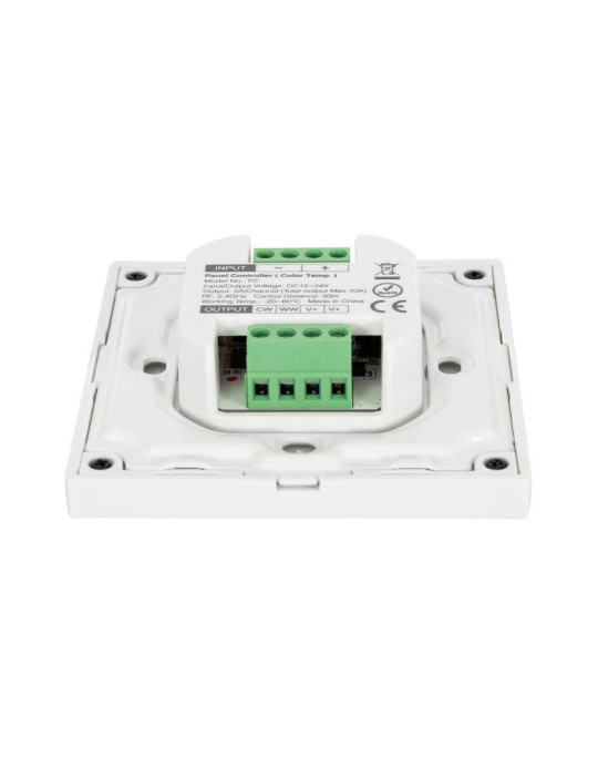 Contrôleur Variateur Mural Tactile LED CCT 12/24 V DC RF MiBoxer P2