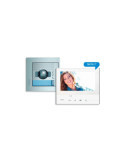 Kit Visiophone 1 Logement 2 Fils avec Panneau SFERA NEW et Moniteur CLASSE 300 V13E TEGUI 376161