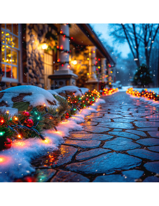 Guirlande LED Extérieure Solaire Câble 12m