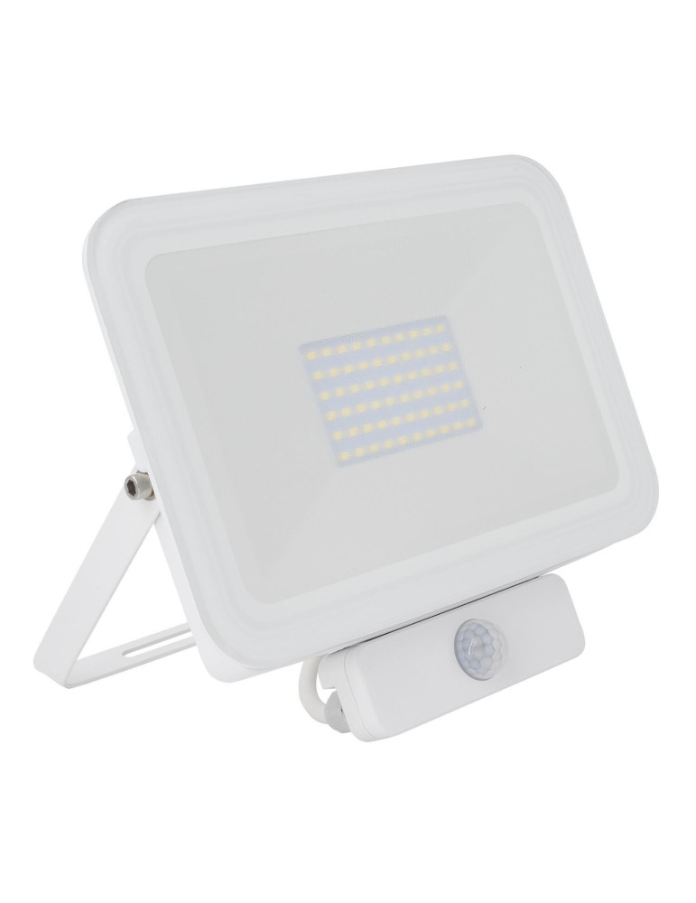 Projecteur LED Slim Crystal 120lm/W 50W IP65 avec Détecteur de Présence PIR Projecteur LED Slim Crystal 120lm/W 50W IP65 avec Détecteur de Présence PIR