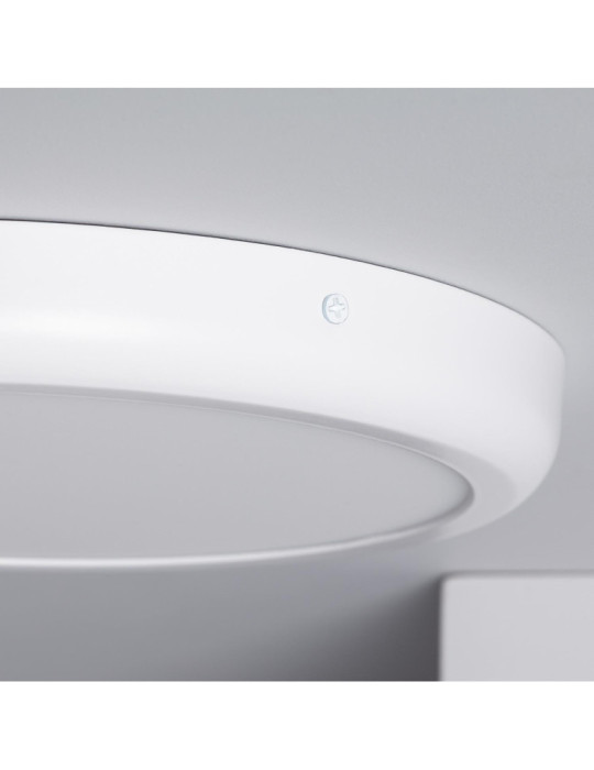 Plafonnier LED Rond Métal 24W Design White Ø300mm