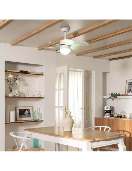 Ventilateur de Plafond Silencieux Orion Blanc 81cm Moteur DC