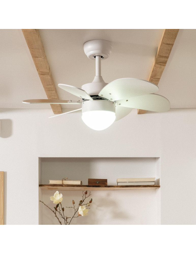 Ventilateur de Plafond Silencieux Orion Blanc 81cm Moteur DC