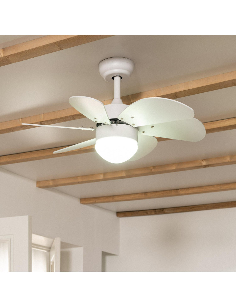 Ventilateur de Plafond Silencieux Orion Blanc 81cm Moteur DC