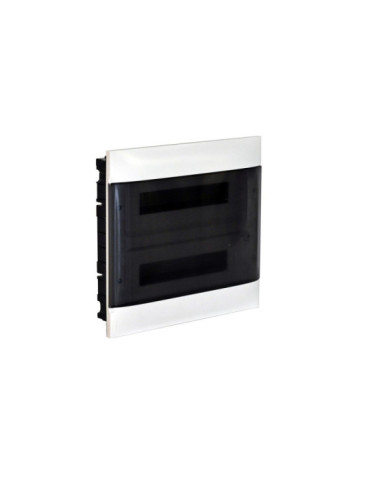 Boîte d'Encastrement Practibox S pour Cloisons Conventionnelles Porte Transparente 2x18 Modules LEGRAND 137057