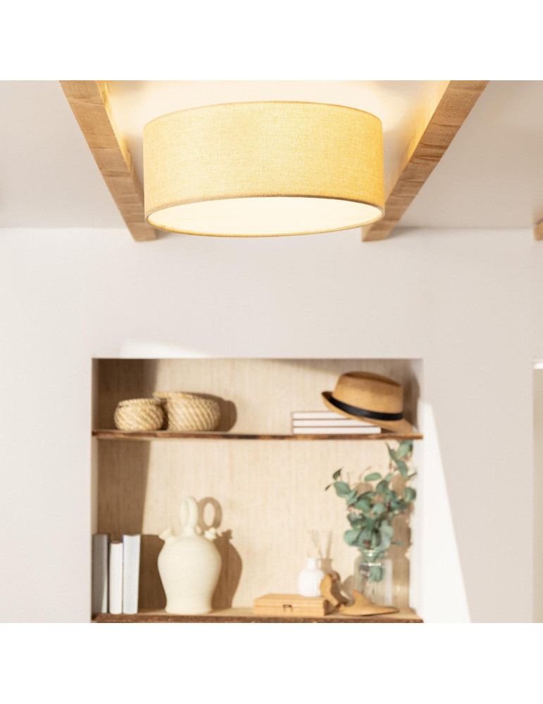 Plafonnier Rond Tissu Korsade Ø450 mm