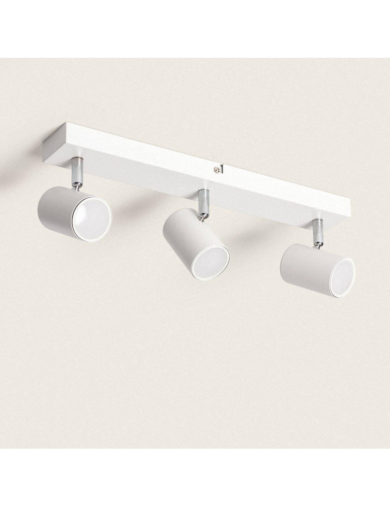 Plafonnier Orientable Métal 3 Spots Wuedy