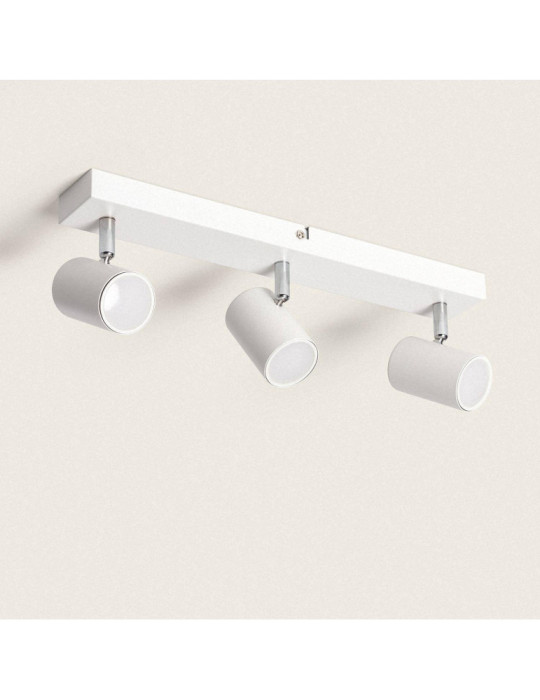 Plafonnier Orientable Métal 3 Spots Wuedy