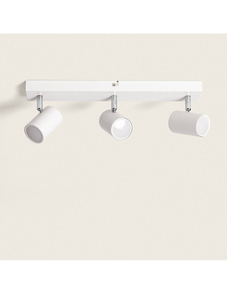 Plafonnier Orientable Métal 3 Spots Wuedy