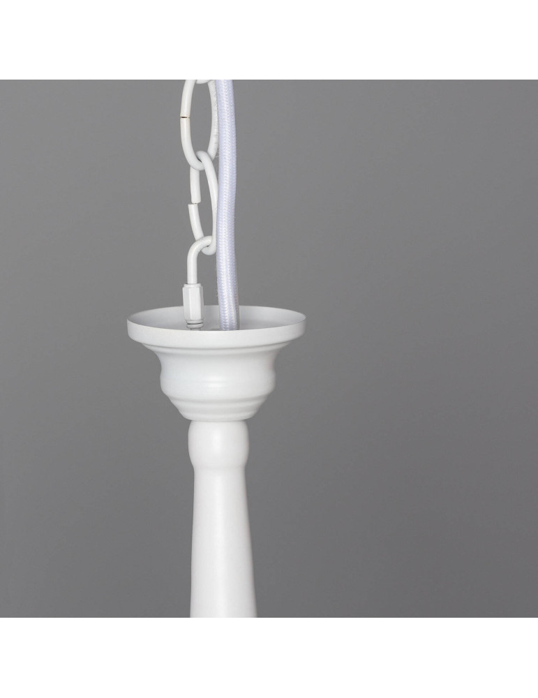 Lustre Métal et Tissus Zuri