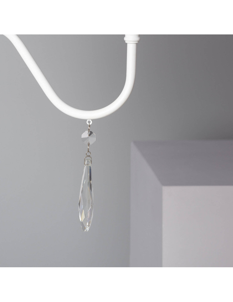 Lustre Métal et Tissus Zuri