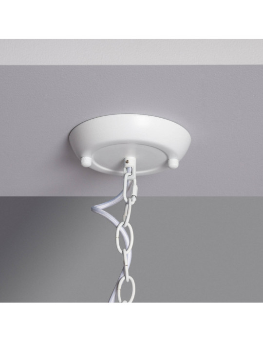 Lustre Métal et Tissus Zuri