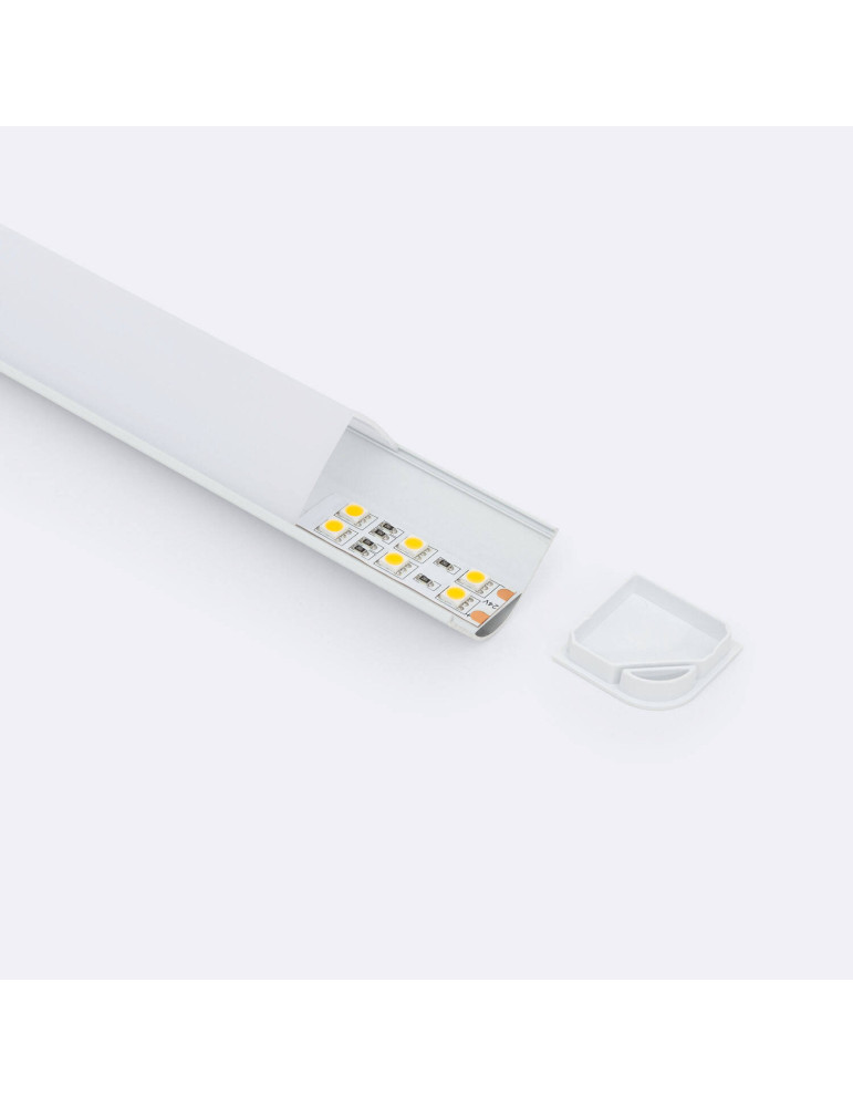 Profilé Aluminium Angle Triangulaire 2m pour Ruban LED jusqu'à 20mm