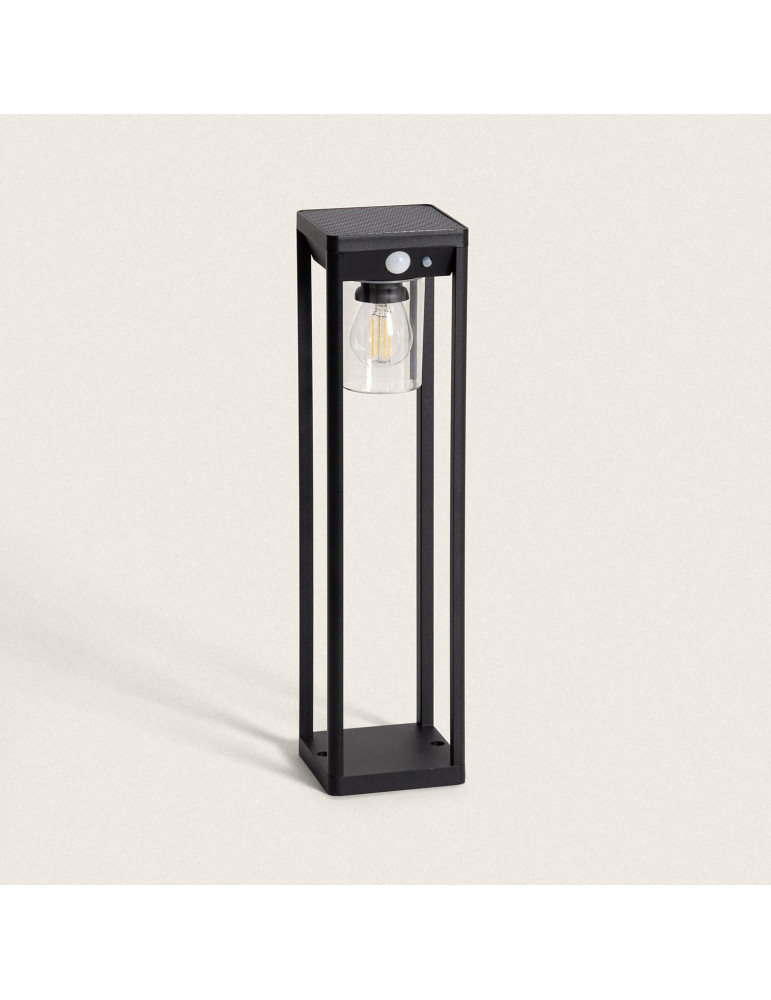 Balise Extérieure sur Pied Solaire 2W 40cm Aluminium avec Détecteur de Mouvement Devah Balise Extérieure sur Pied Solaire 2W 40cm Aluminium avec Détecteur de Mouvement Devah