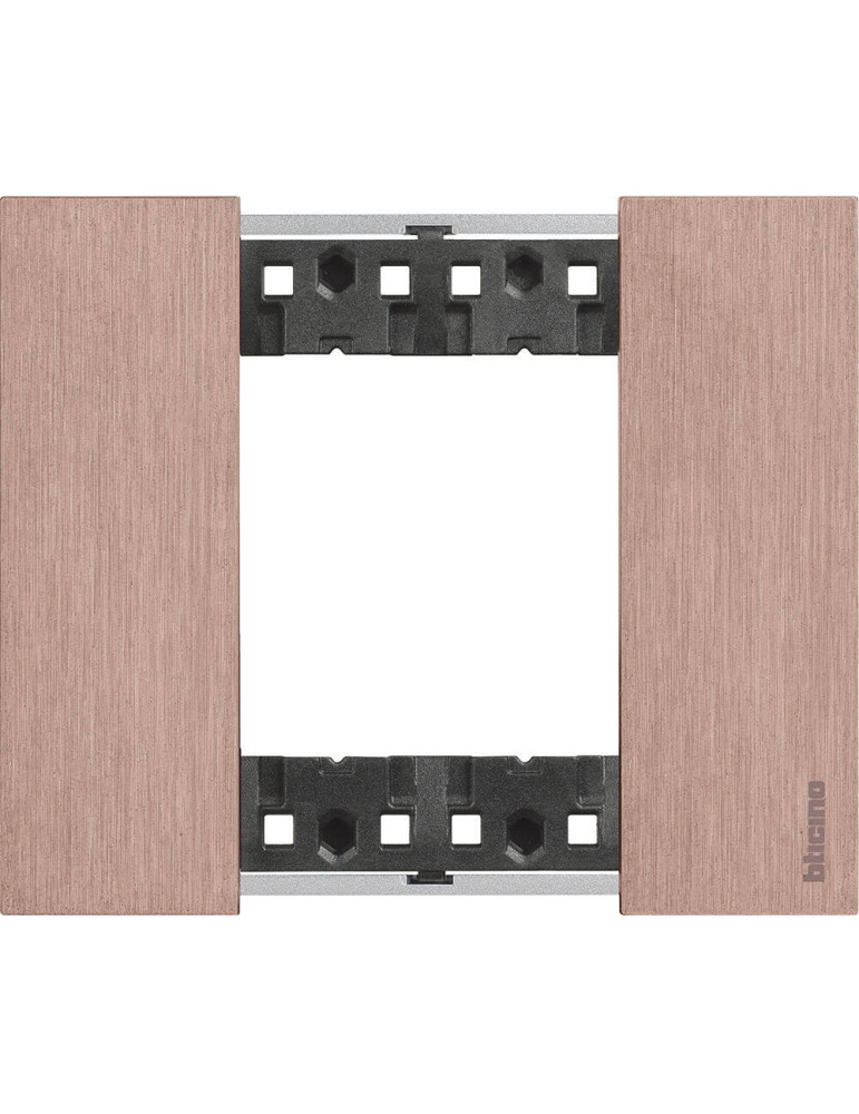 Platine de Finition 2 Modules Métals BTicino Living Now KA4802N_