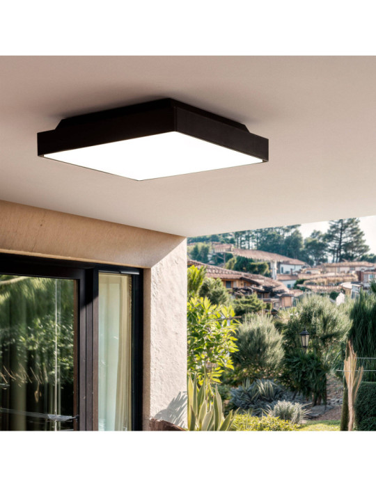 Plafonnier Extérieur Carré Julius IP65