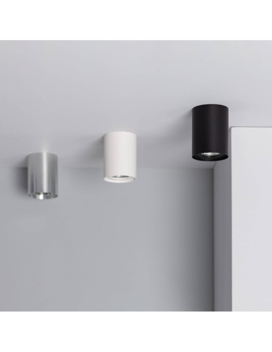 Plafonnier Aluminium Quartz Blanc