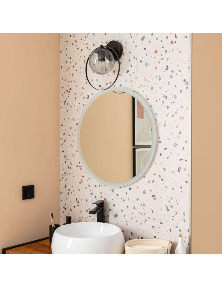 Lampe Murale Extérieure Métal et Verre Jubail