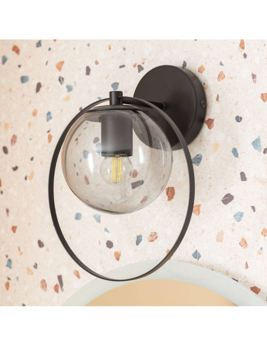 Lampe Murale Extérieure Métal et Verre Jubail