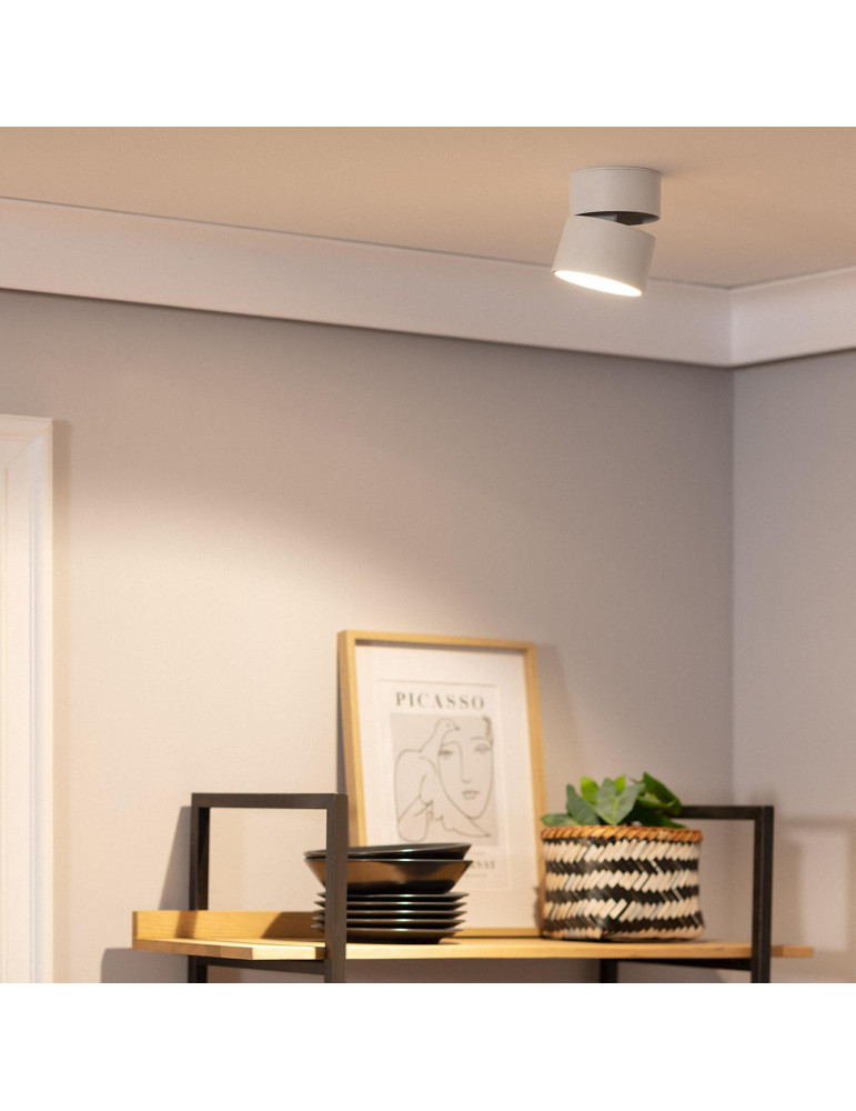 Applique LED Aluminium Ronde New Onuba 30W Blanche