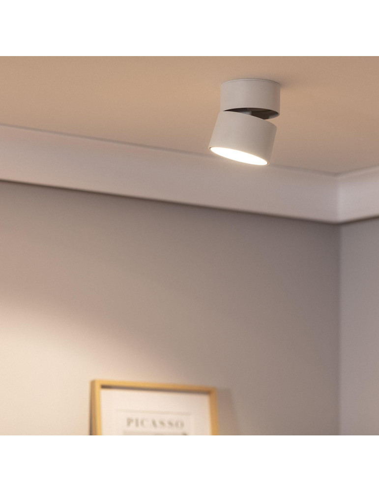 Applique LED Aluminium Ronde New Onuba 30W Blanche