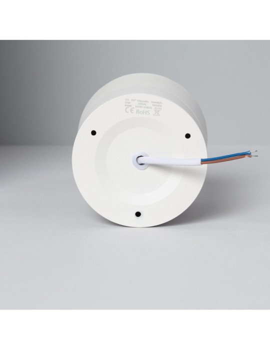 Applique LED Aluminium Ronde New Onuba 30W Blanche