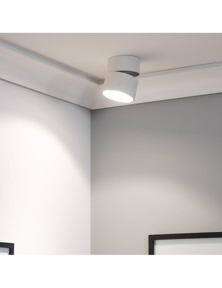 Applique LED Aluminium Ronde New Onuba 30W Blanche