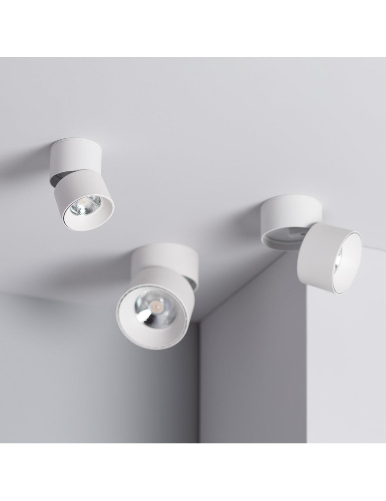 Applique LED Aluminium Ronde New Onuba 30W Blanche