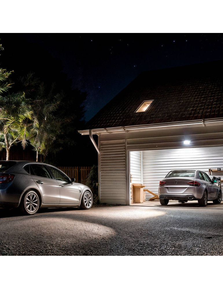 Projecteur LED Solaire 10W IP54 avec Détecteur de Mouvement PIR et Crépusculaire