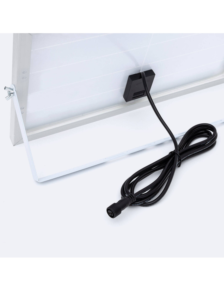 Projecteur Solaire Extérieur LED Nurda 15W 1700 lm IP65 avec Télécommande