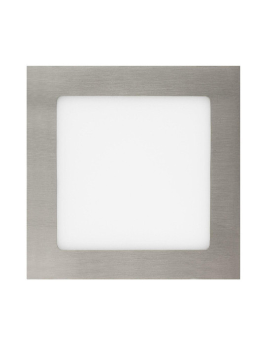 Dalle LED 12W Carrée Extra-Plate Coupe 152x152mm Argentée