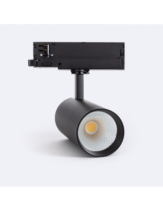 Spot LED sur Rail Triphasé 30W Carlo Noir