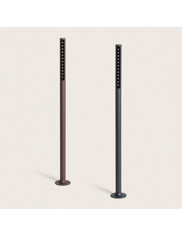 Balise Extérieure LED 9W sur Pied 80cm en Saillie Aidan