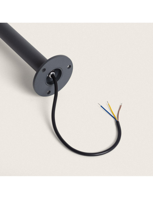 Balise Extérieure LED 9W sur Pied 80cm en Saillie Aidan