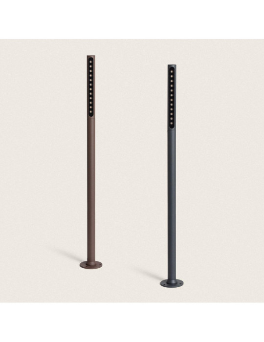 Balise Extérieure LED 9W sur Pied 80cm en Saillie Aidan