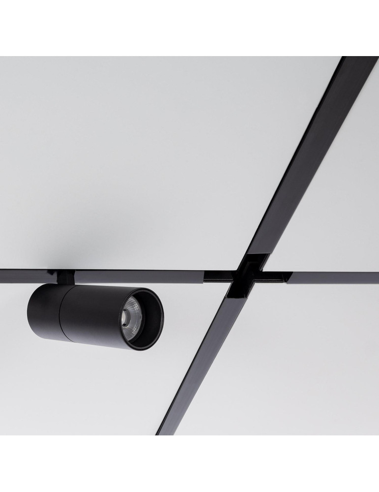 Raccord en X pour Rail Magnétique Encastré 20mm