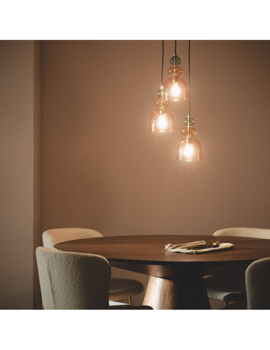 Suspension Métal et Verre Tri Baudelaire